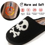 BERANMEY Halloween Slippers for Women Perfect Soft Plush Comfy Warm Slip-On Cute Womens Slippers Indoor Fluffy House Slippers for Women and Men Non-slip Fuzzy Flat Slides - Image 27